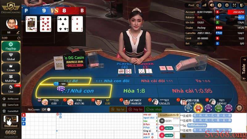DG Casino Sv368 - Sảnh Live Casino Cá Cược Chất Lượng 2025 3 Một số sản phẩm nổi bật tại DG