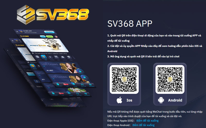 Sv368 🎖️ Trang Chủ Nhà Cái Uy Tín Sv368 Chính Thức ✔️ 35 Tải ứng dụng SV368 trải nghiệm cá cược mượt mà