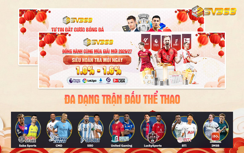 Sv368 🎖️ Trang Chủ Nhà Cái Uy Tín Sv368 Chính Thức ✔️ 27 Đa dạng trận đấu thể thao lớn